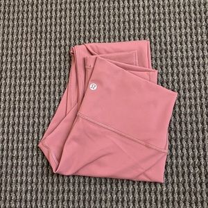 Lululemon High Waisted Wunder Under Leggings 28”